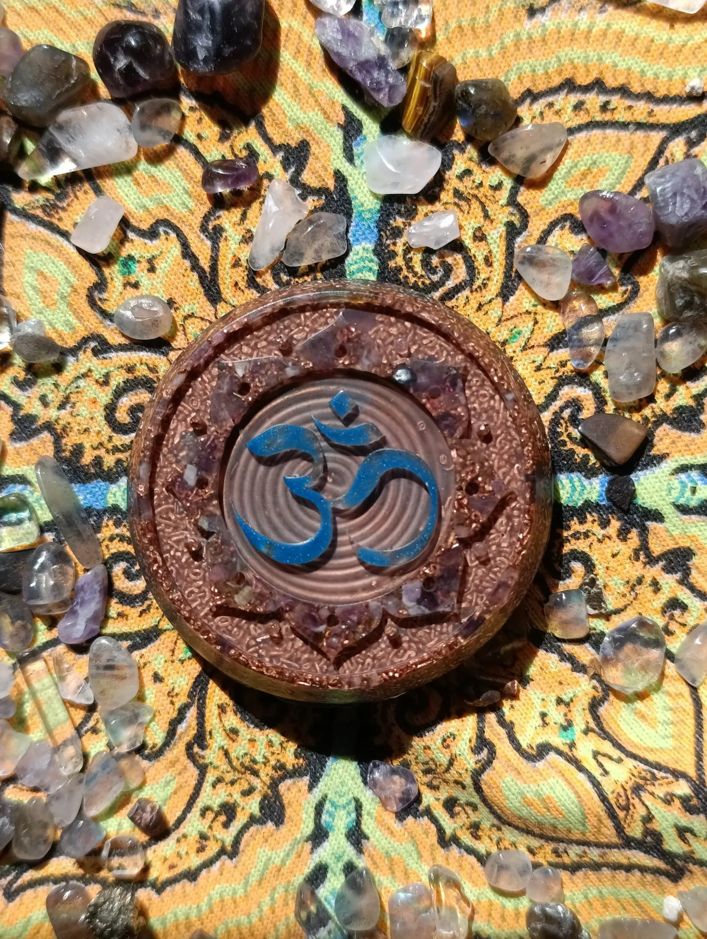 Orgonite Sahasrara OHM : Le Portail étherique🌀