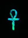 Lucy'ANKH  ANKH Key of Life, Winged Sun God Design with Djed Stability Symbol