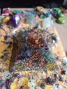 Pyramid pepitax of Kheops with 8 fluorescent sides