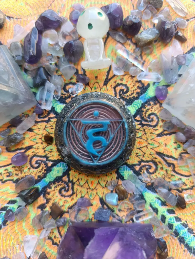🔵 PENDENTIF VISHUDDHA : LA VOIX DE L'ÂME