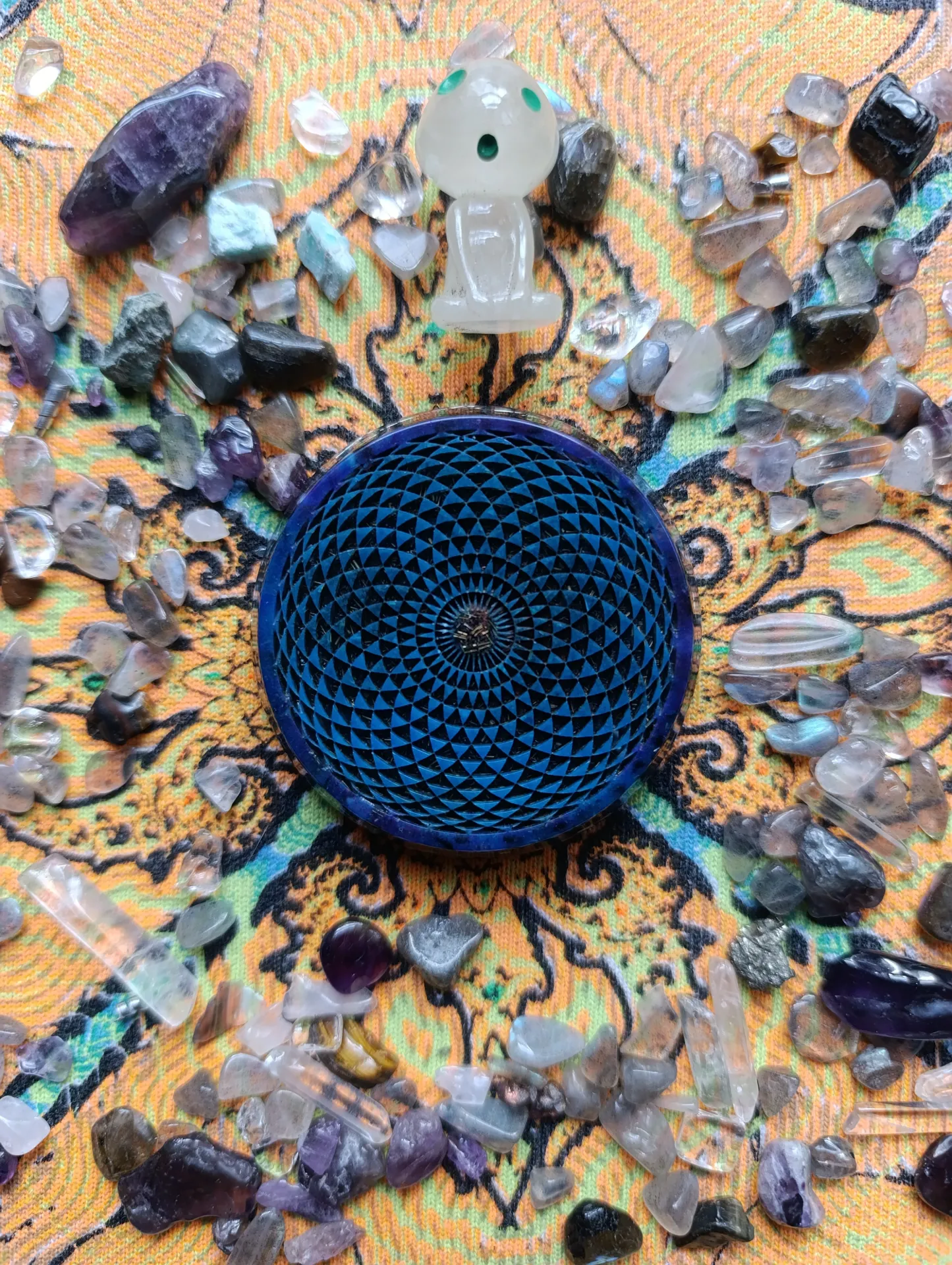 🌀 ORGONITE LOTUS DE VIE CRYSTAL: L'EXPANSION TOROÏDALE