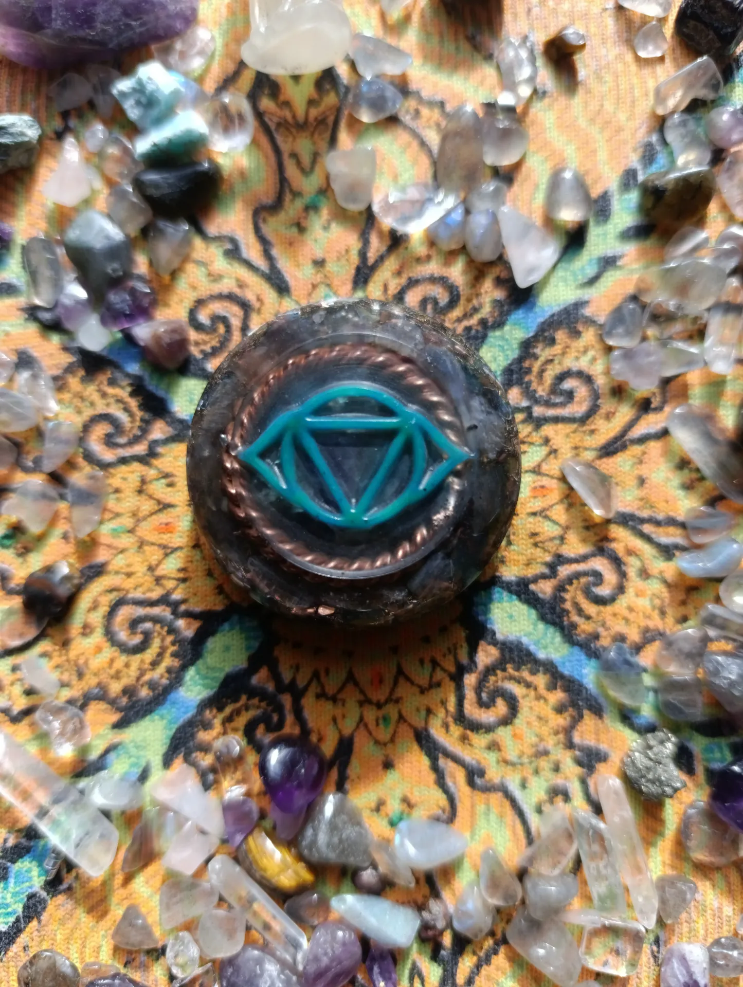 🌀 PENDENTIF AJNA : L'ARCHITECTE DE LA VISION