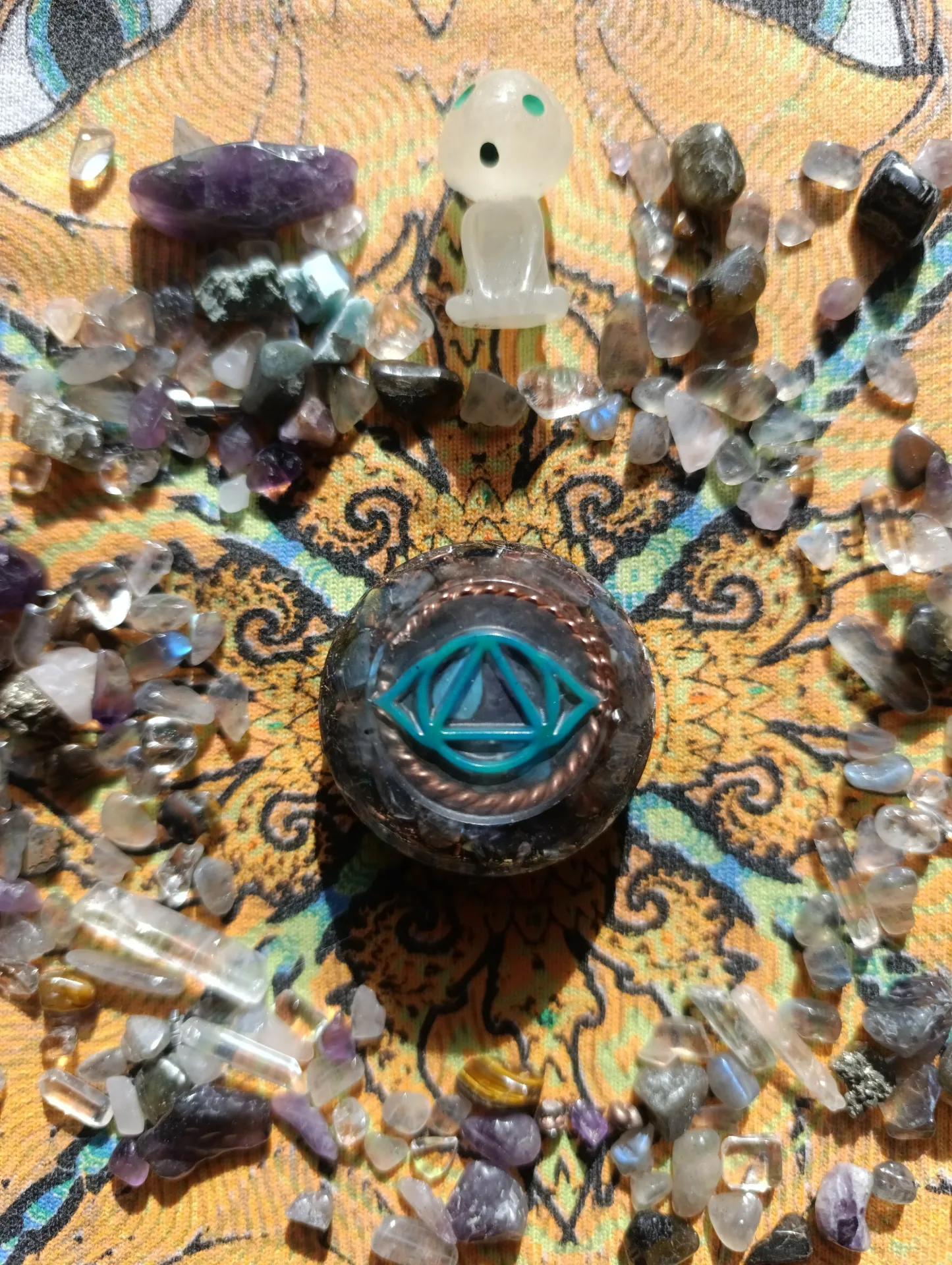 🌀 PENDENTIF AJNA : L'ARCHITECTE DE LA VISION Chakras 3 Œil (Ajna)