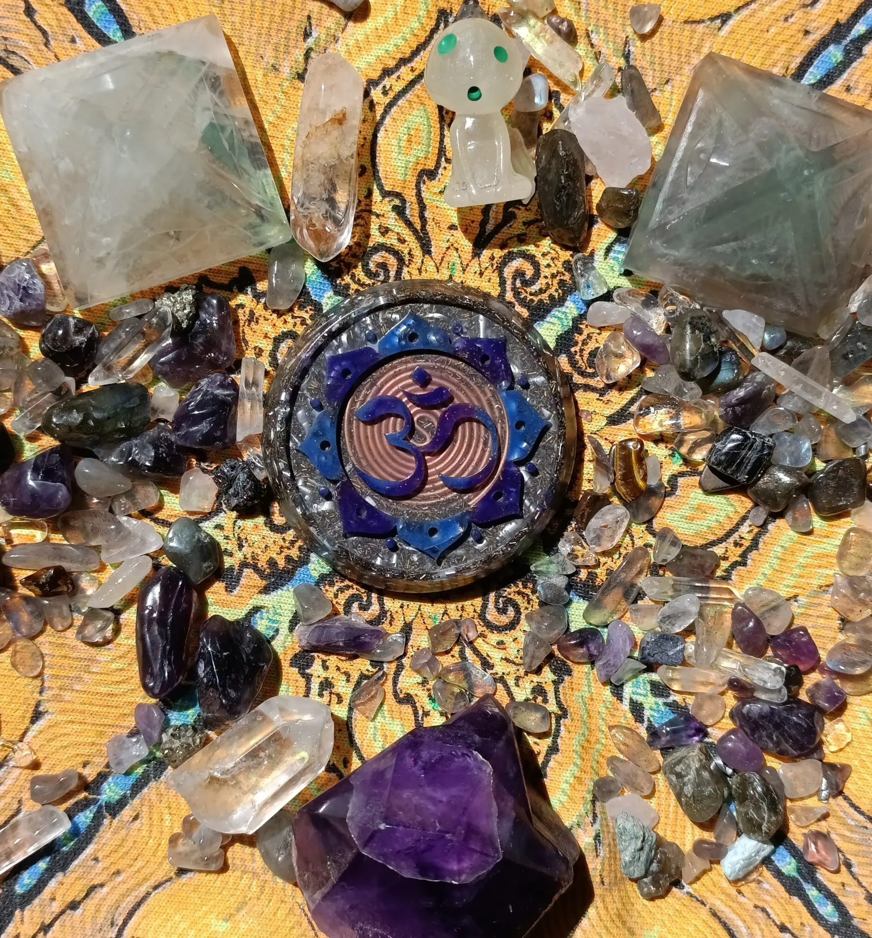 Crown Chakra flower of Om