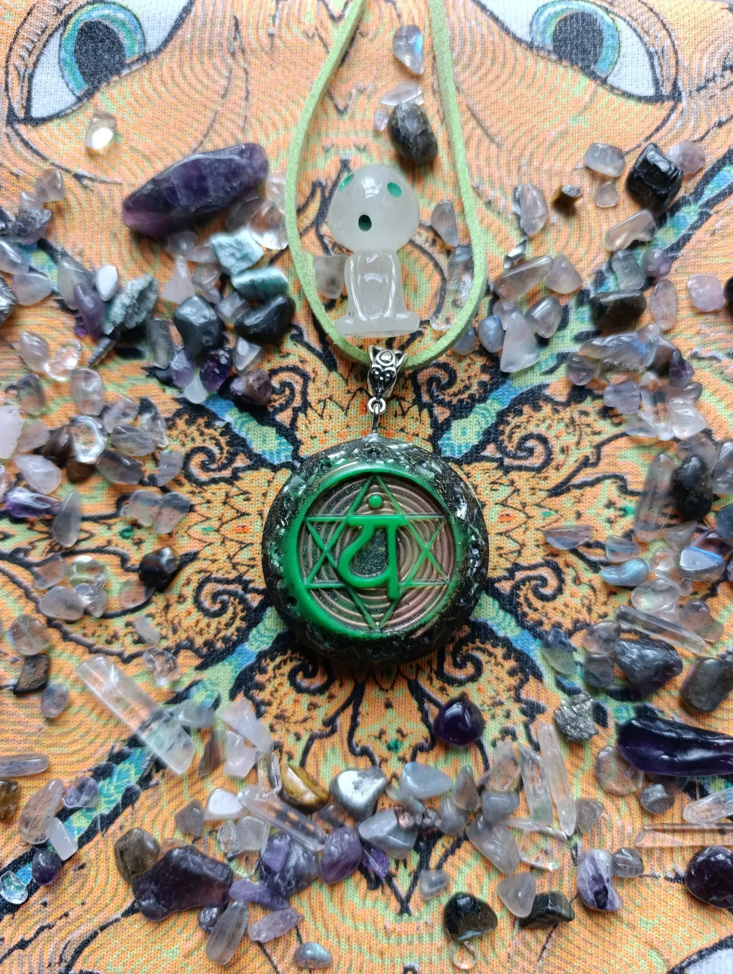 🌀 PENDENTIF ANAHATA : LE TEMPLE DU CŒUR
