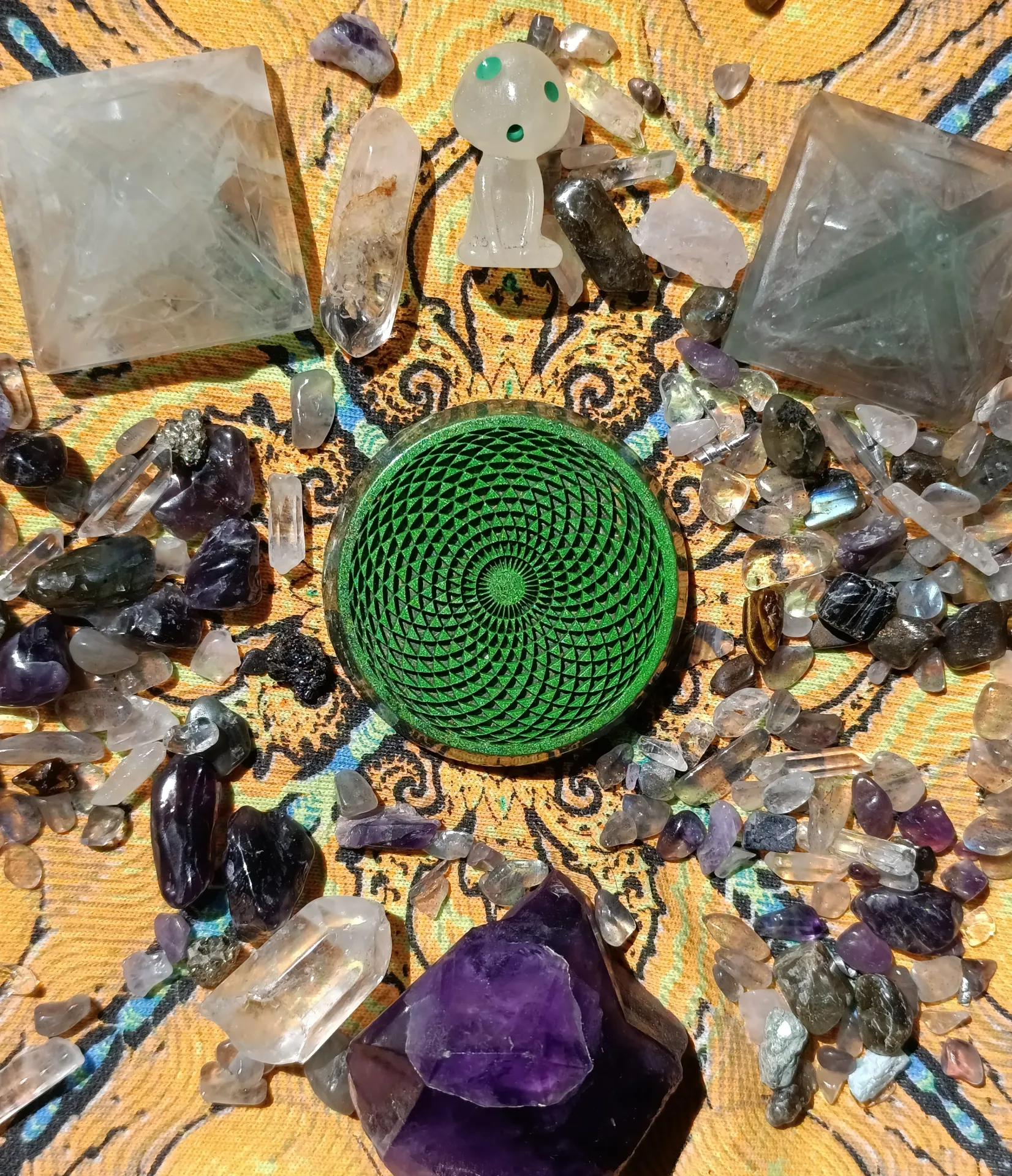 🌀 ORGONITE LOTUS DE CRYSTAL: L'éveil de conscience