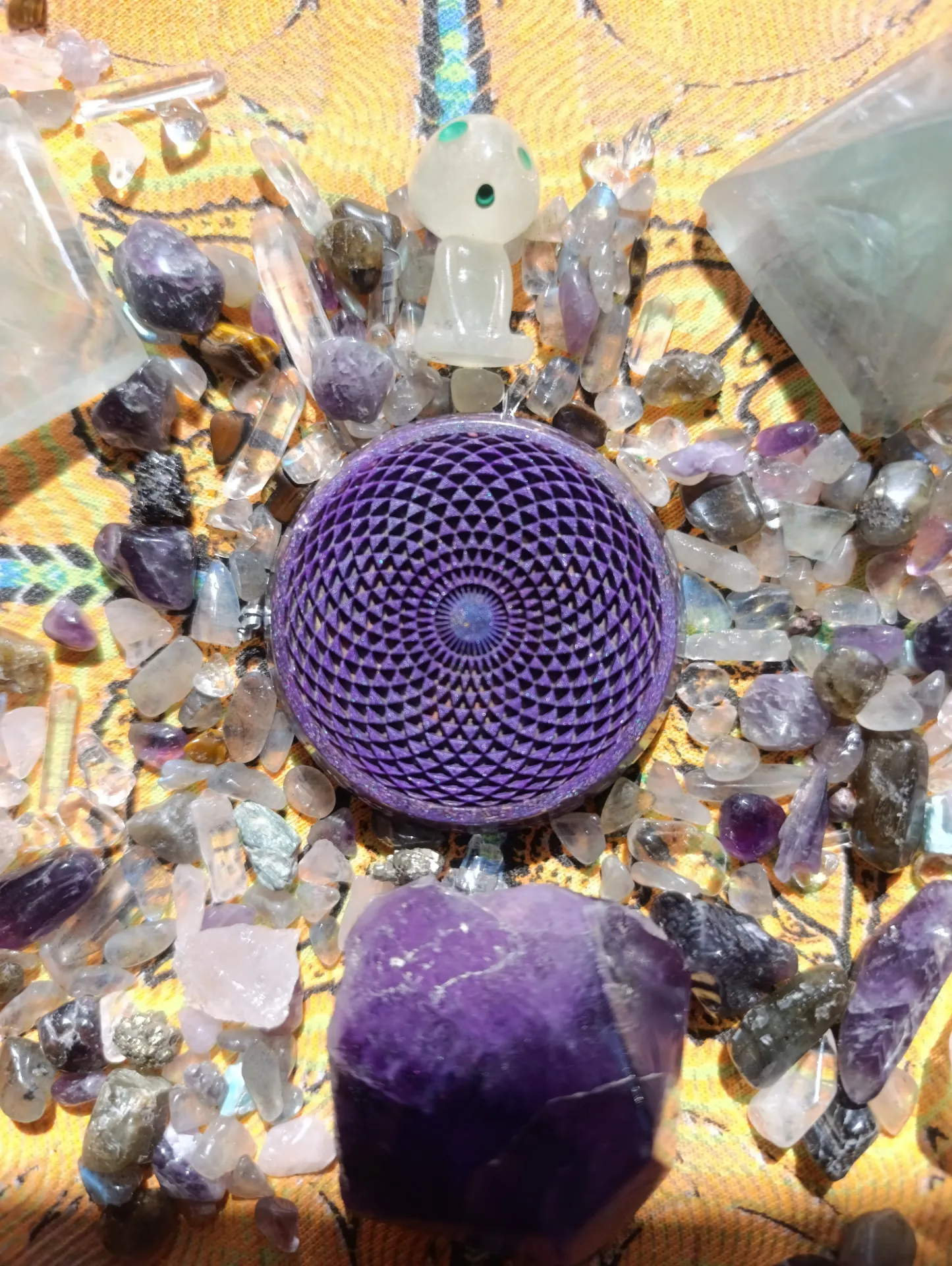 🌀 ORGONITE LOTUS DE CRYSTAL: L'ascension de l'âme